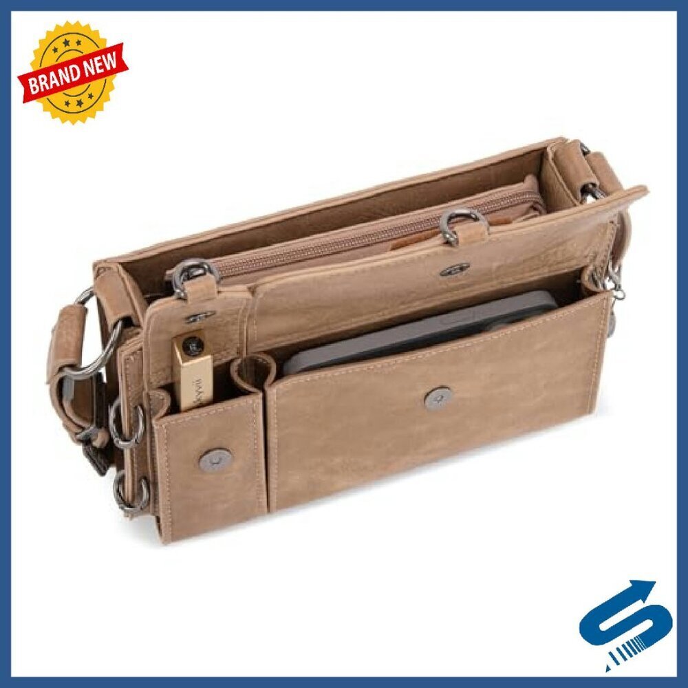 Y2K Western Shoulder Bag with Detachable Charms & Multiple Pockets - Picture 5 of 8